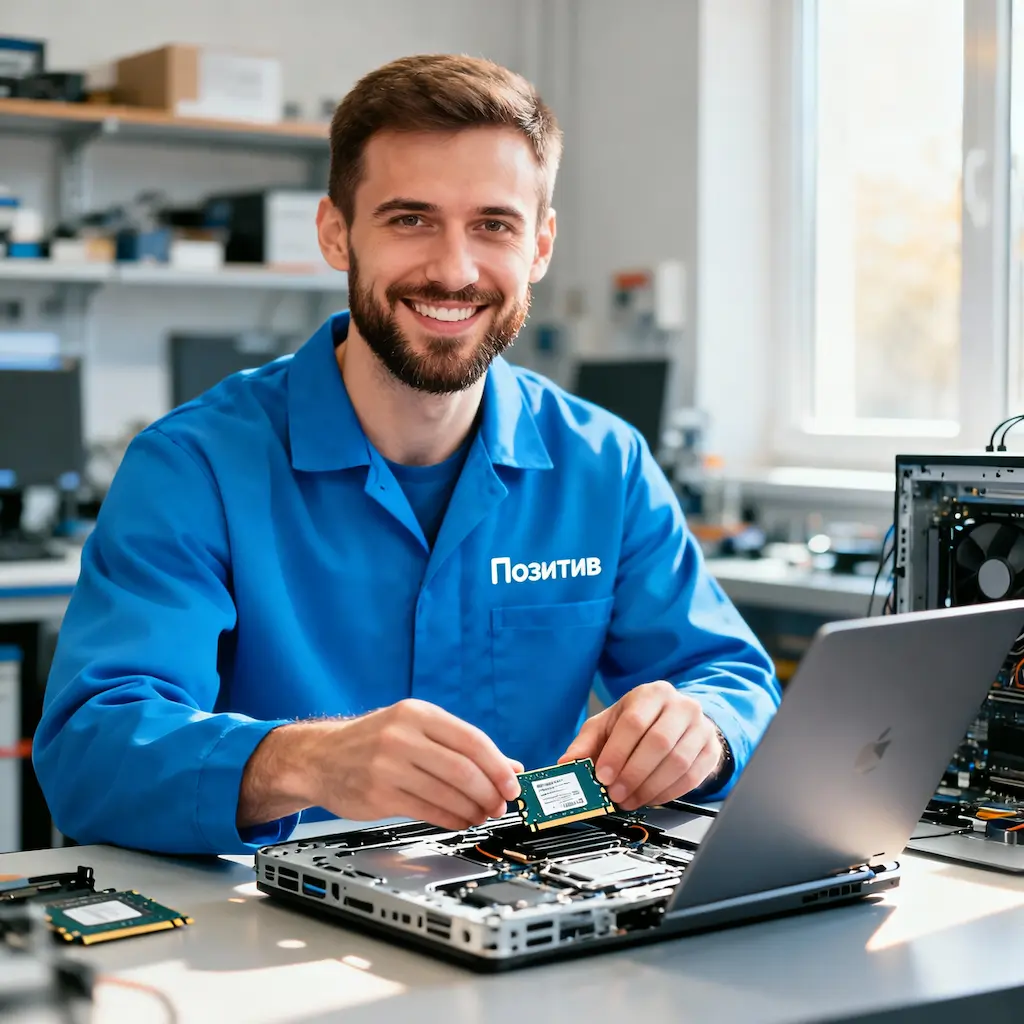 заменить HDD на SSD на ноутбуке в Долгопрудном