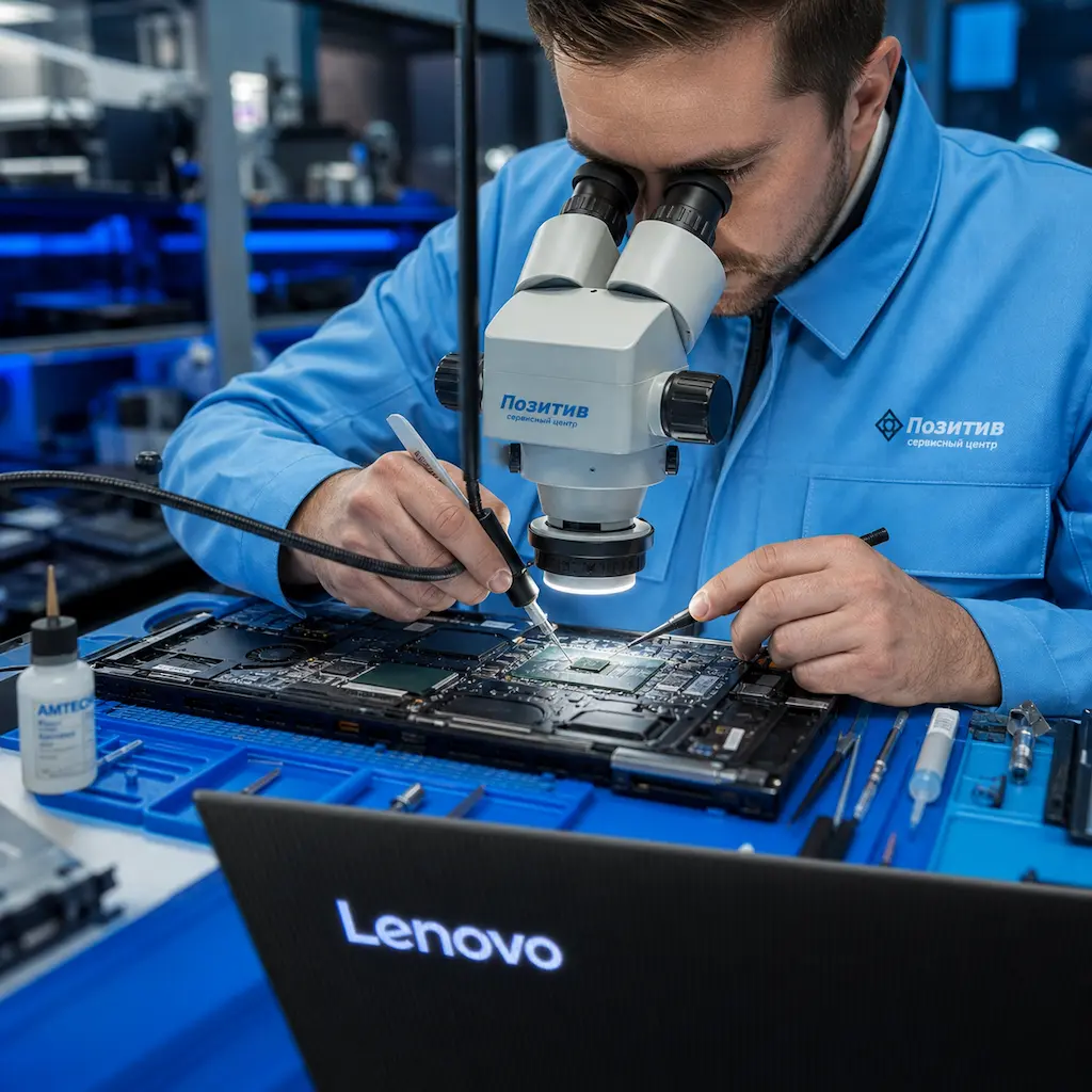 Замена видеокарты ноутбука Lenovo в Долгопрудном