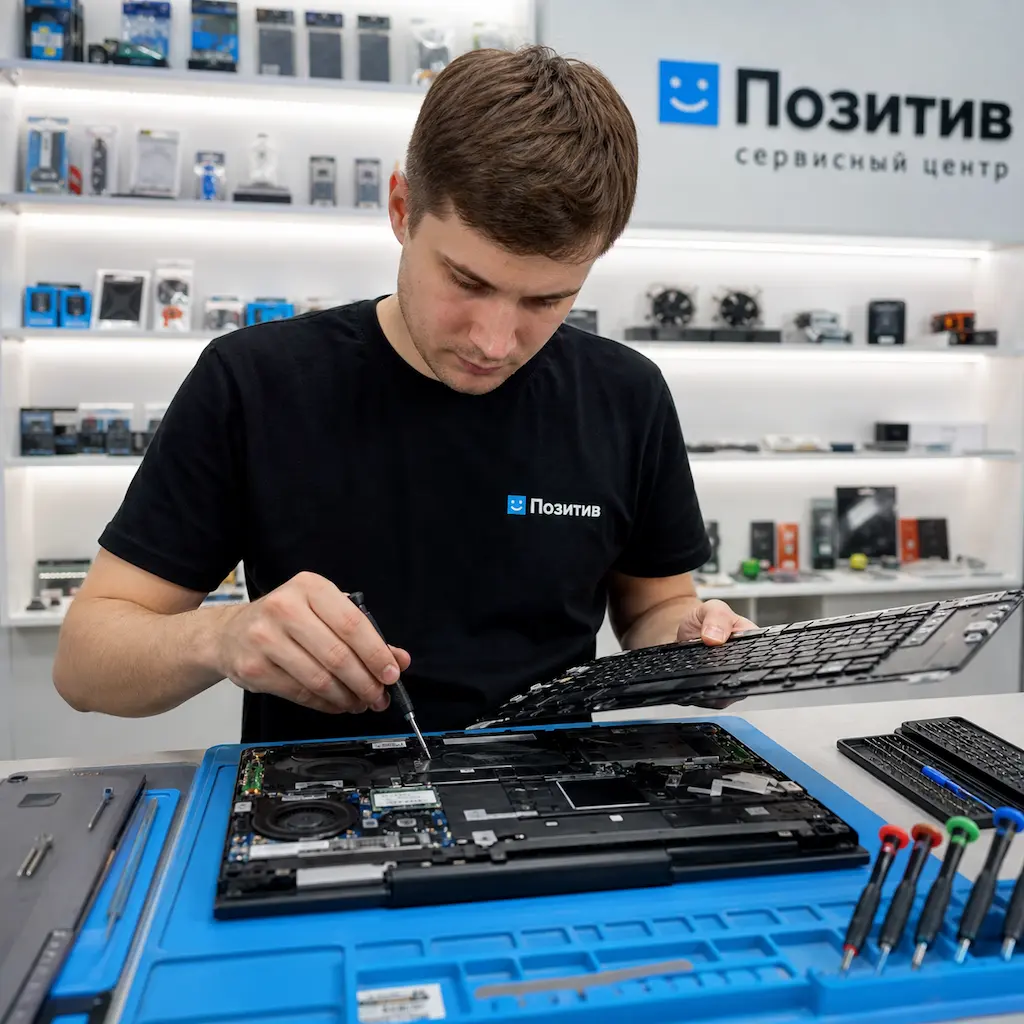 заменить клавиатуру на ноутбуке Samsung в Долгопрудном