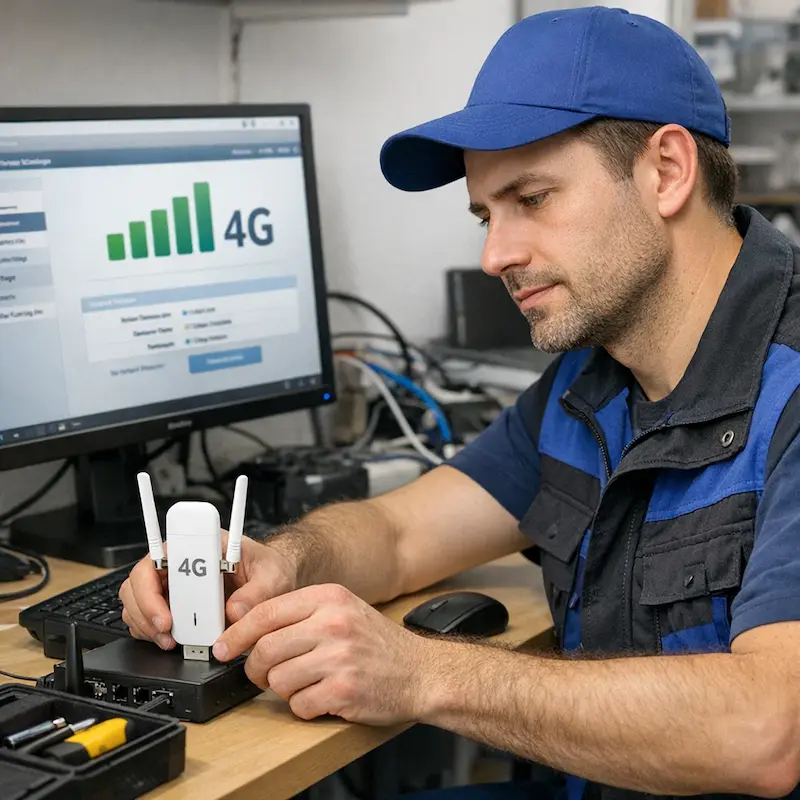 Настройка LTE модема в Долгопрудном