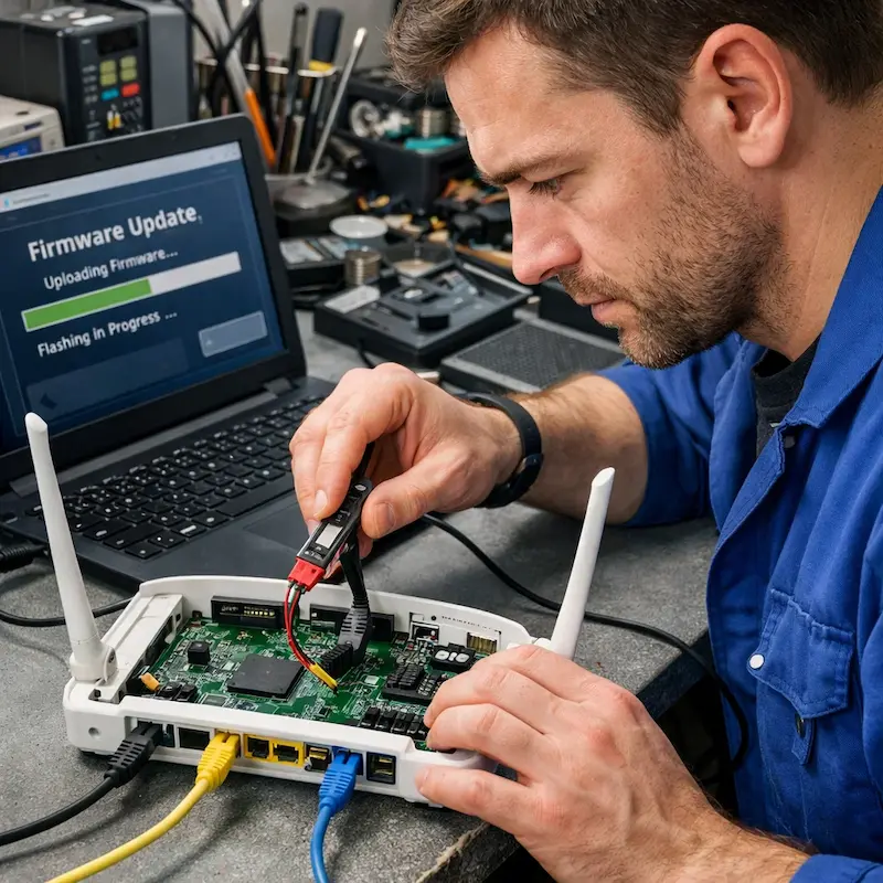 Обновление прошивки роутера в Долгопрудном