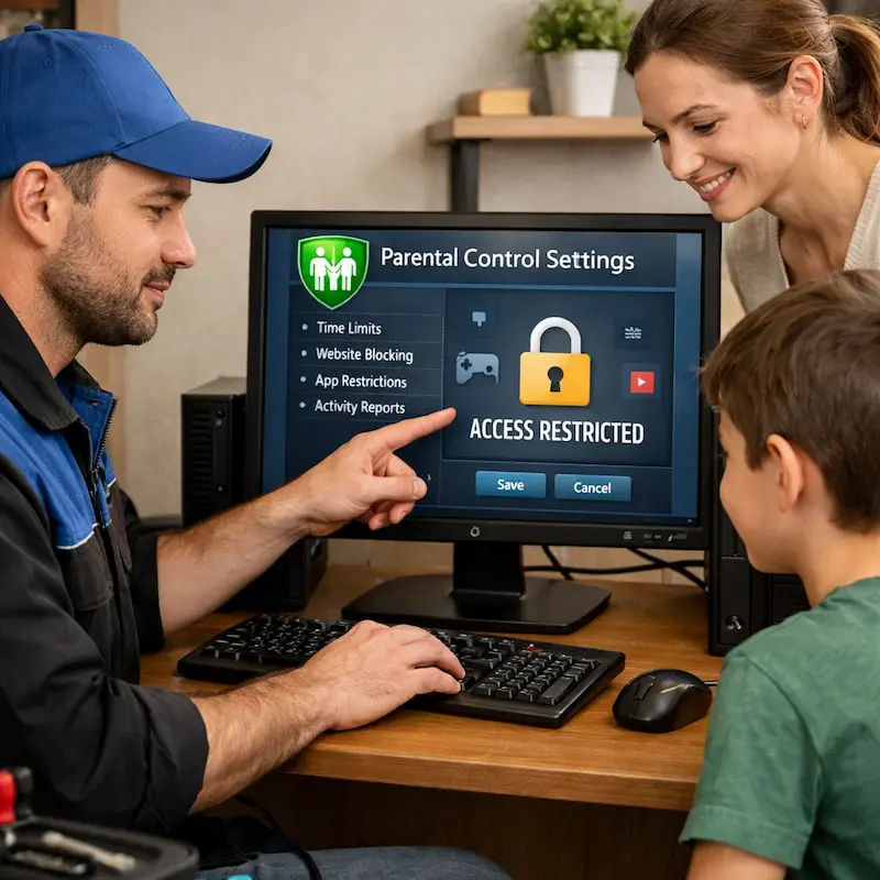 Родительский контроль на компьютере и ноутбуке в Долгопрудном