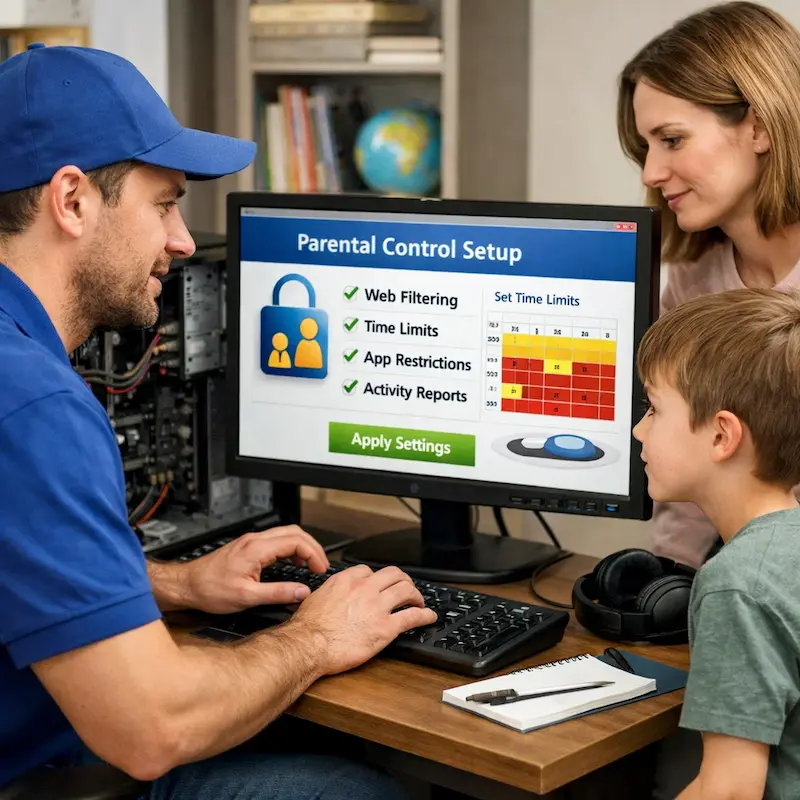 установка родительского контроля в Долгопрудном