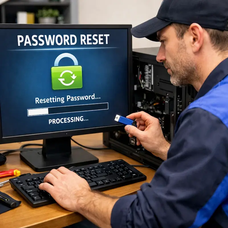 Удаление пароля на компьютере в Долгопрудном