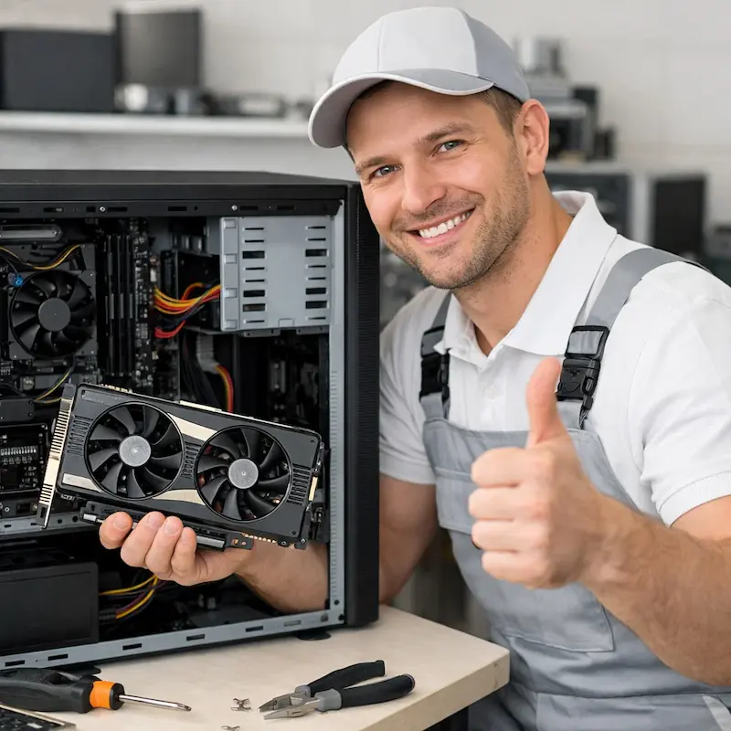 Замена видеокарты ПК в Долгопрудном