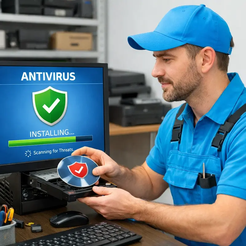 Установка антивируса в Долгопрудном на дому